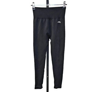 AYBL Womens Balance  Seamless High Rise Crop Active Leggings Black Size XS